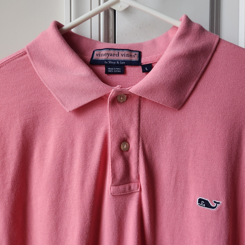 Vineyard Vines Light Pink Polo Shirt